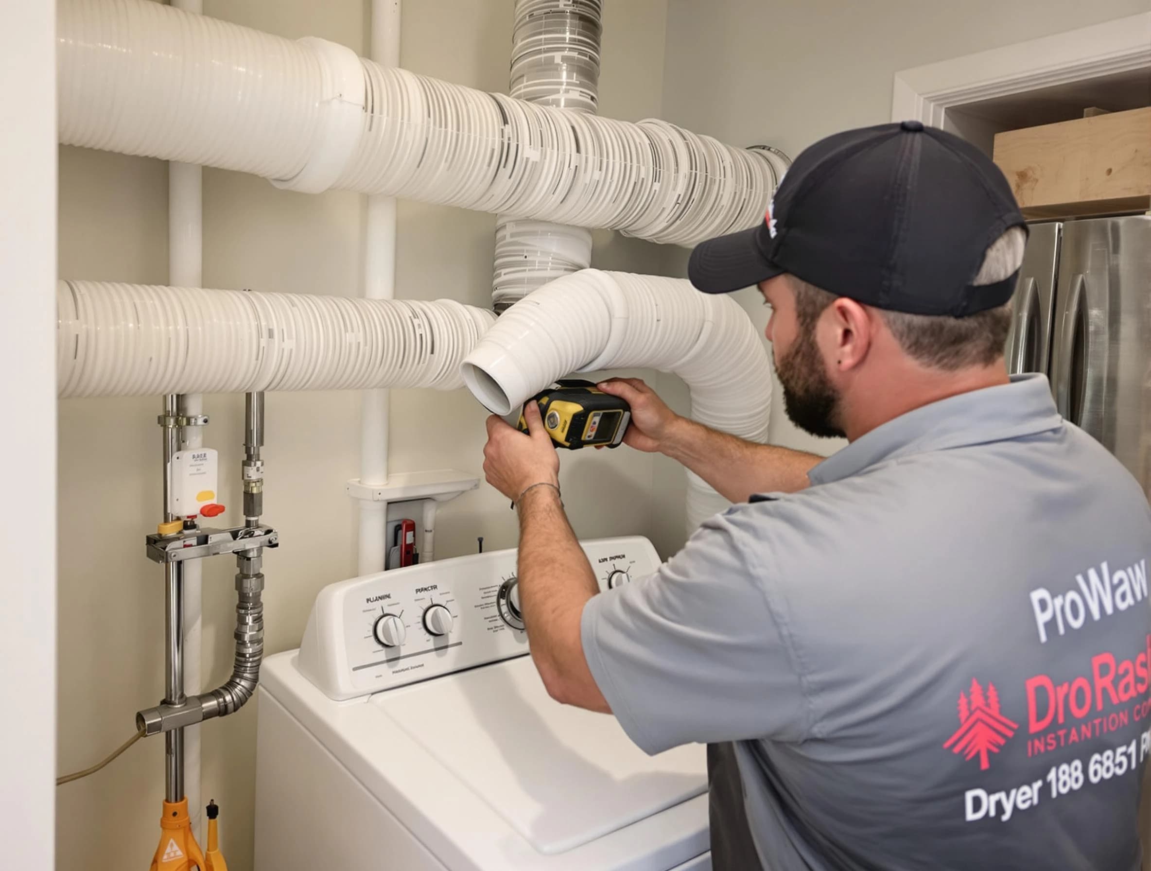 Professional dryer vent hose installation by Rockwood Dryer Vent Cleaning in Rockwood