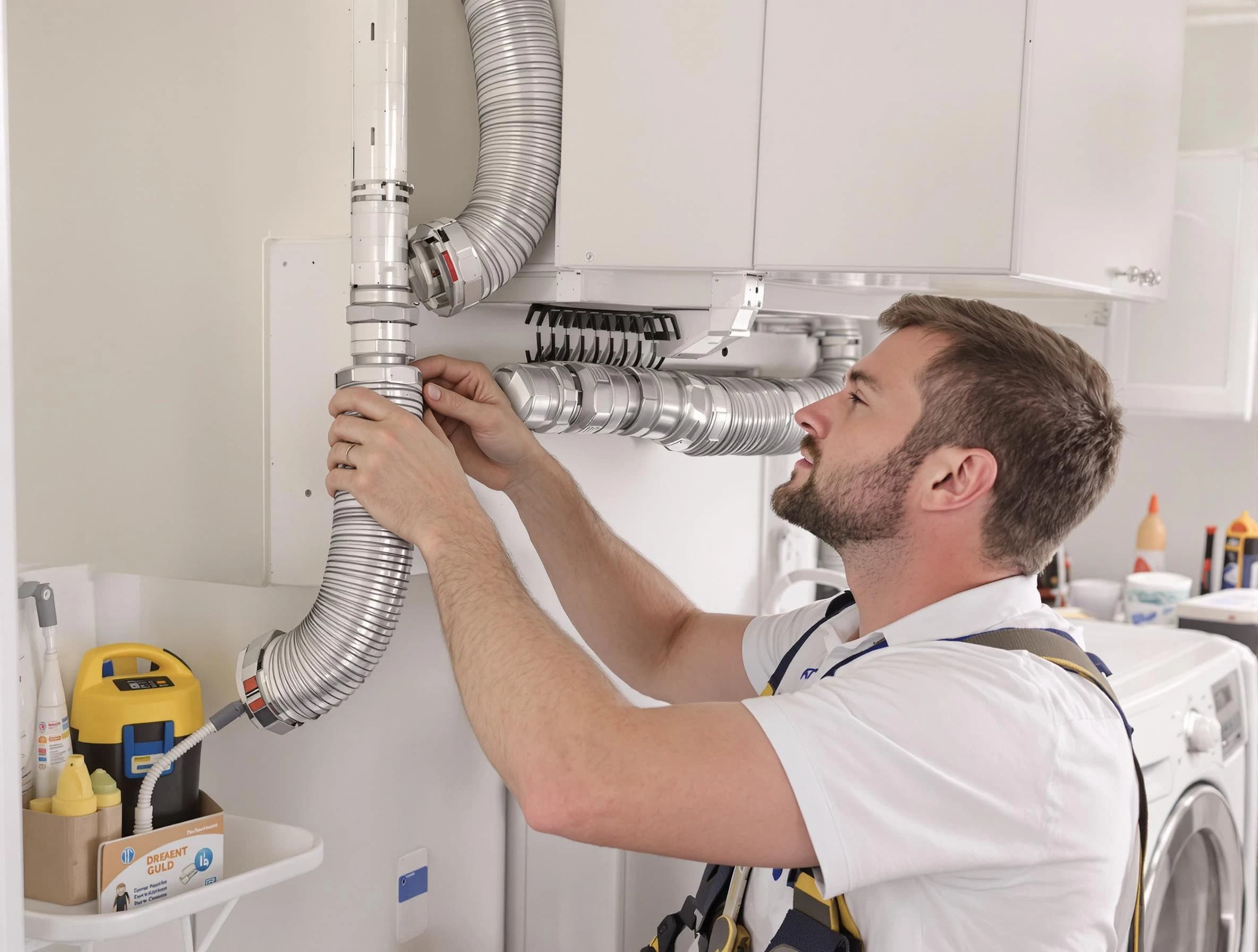 Professional dryer vent repair and installation by Rockwood Dryer Vent Cleaning in Rockwood