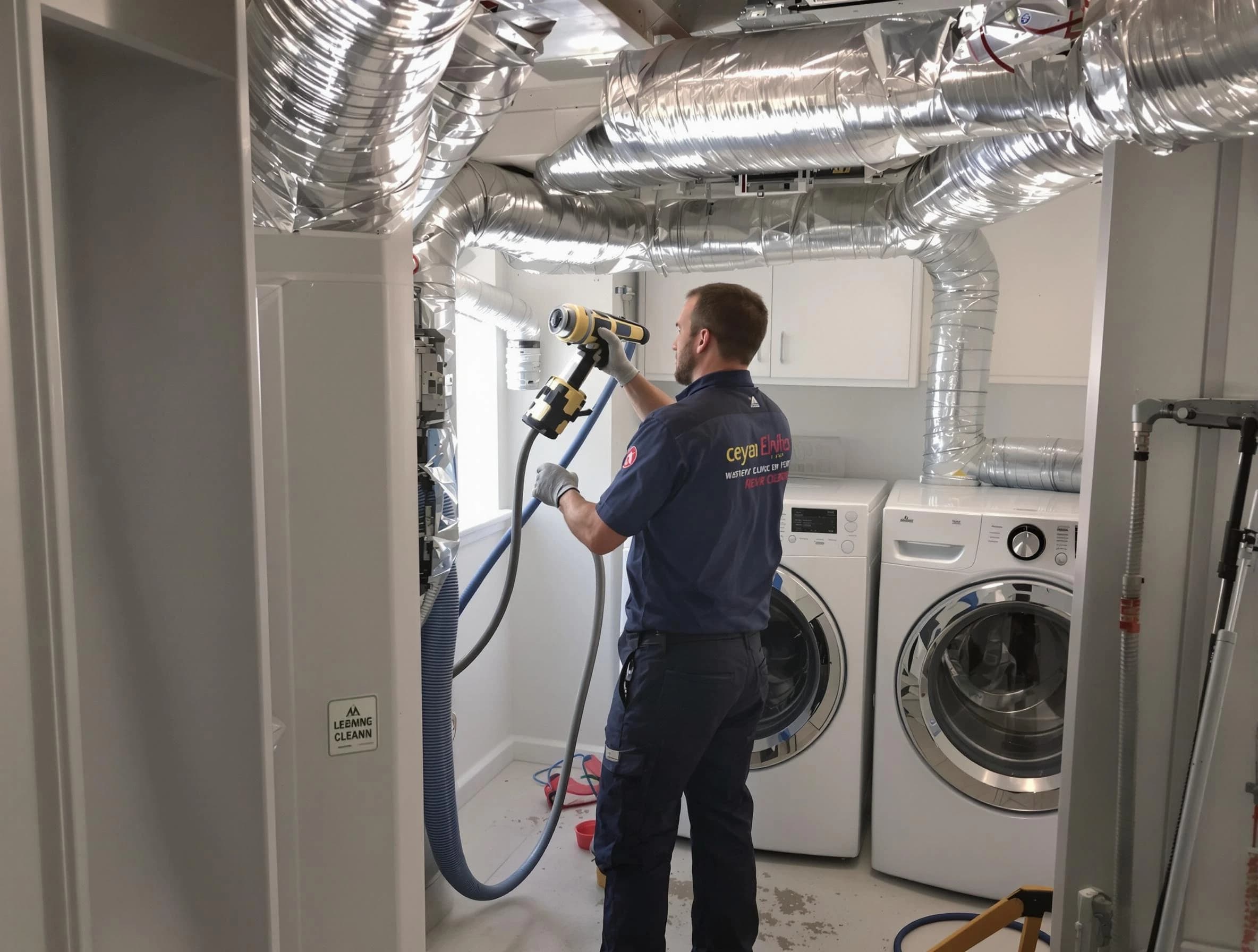 Rockwood Dryer Vent Cleaning specialist using advanced equipment for thorough duct cleaning in Rockwood