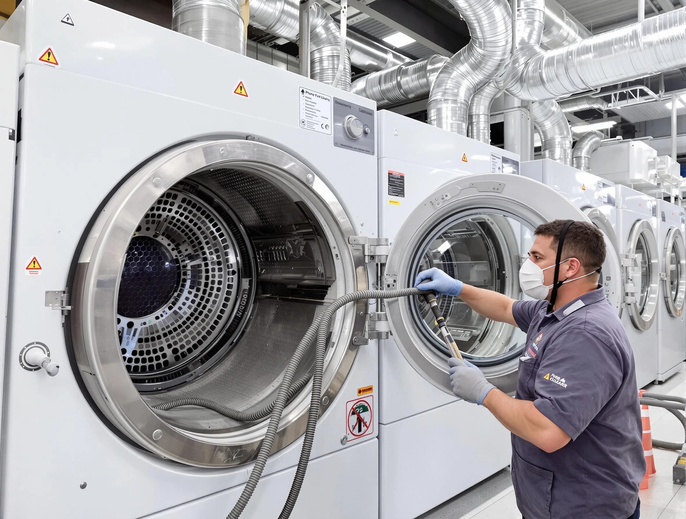 Industrial-grade dryer vent cleaning by Rockwood Dryer Vent Cleaning in Rockwood