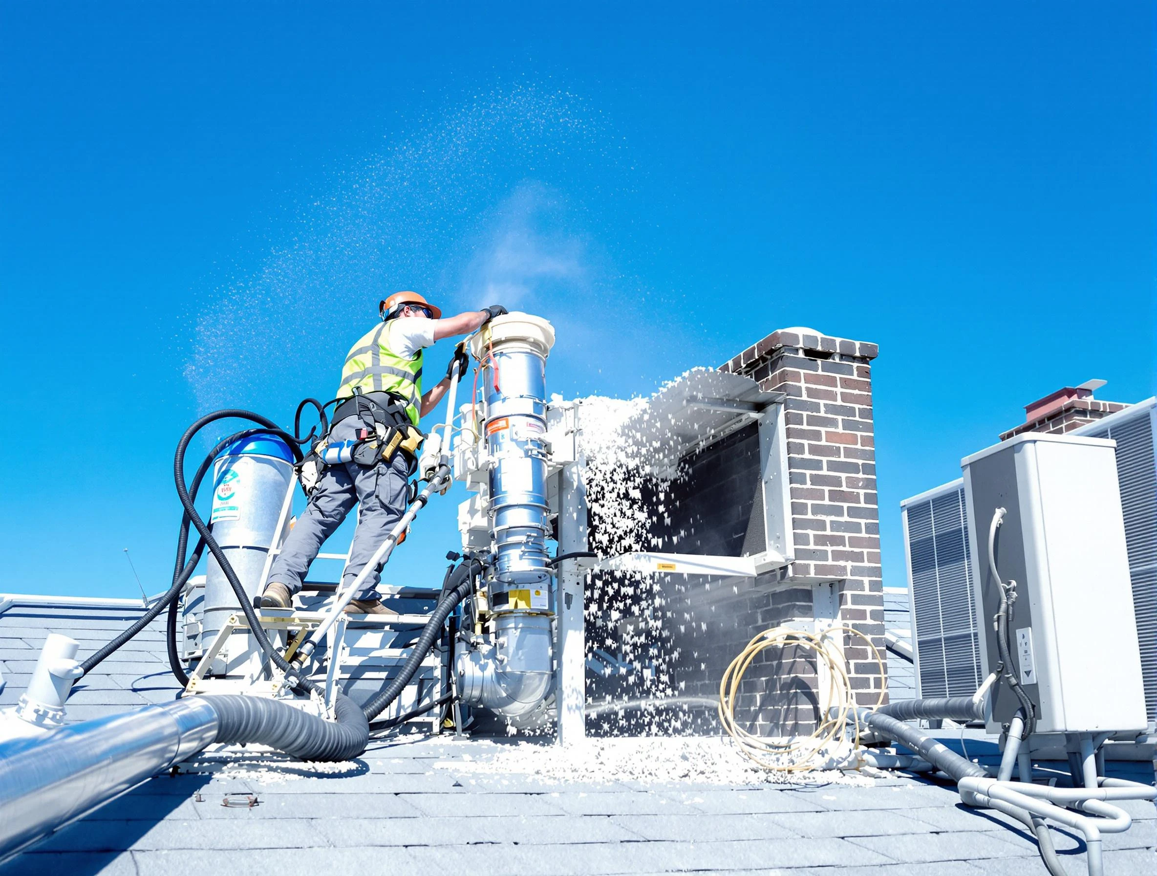Expert roof dryer vent cleaning by Rockwood Dryer Vent Cleaning in Rockwood